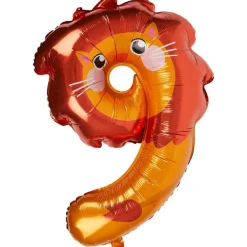 Merk Cijferballon Dier Meerkleurig Discount