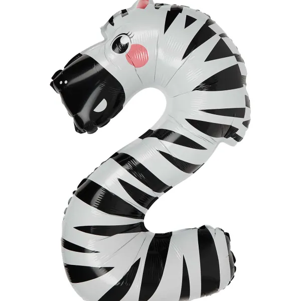 Merk Cijferballon Dier Meerkleurig Discount