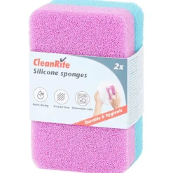 Fabulosa Cleanrite Siliconen Sponzen Meerkleurig Outlet