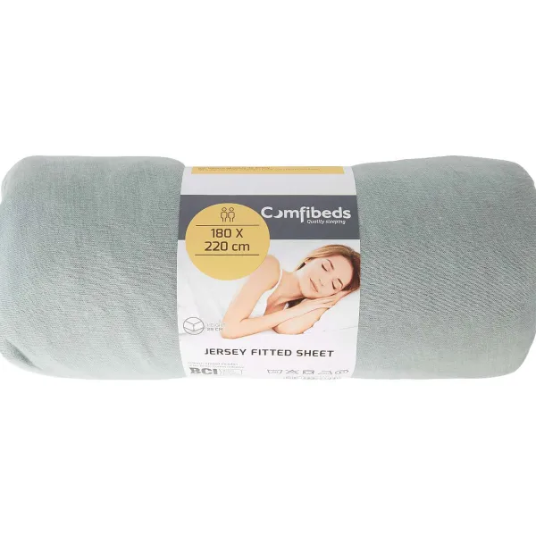 Comfibeds Jersey Hoeslaken Zwart,Blauw,Grijs,Groen,Roze Hot