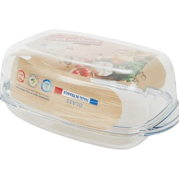 Big Jeff Cook 'N Share Ovenschaal Transparant Outlet