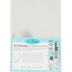 Office Essentials Craft & Design Opbergzakjes Voor Wenskaarten Transparant Outlet