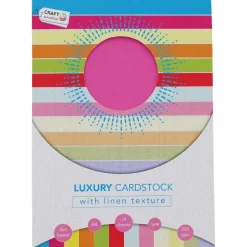 Office Essentials Craft Sensations Linnen Hobbykarton Meerkleurig Clearance