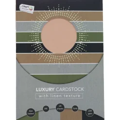 Office Essentials Craft Sensations Linnen Hobbykarton Meerkleurig Clearance