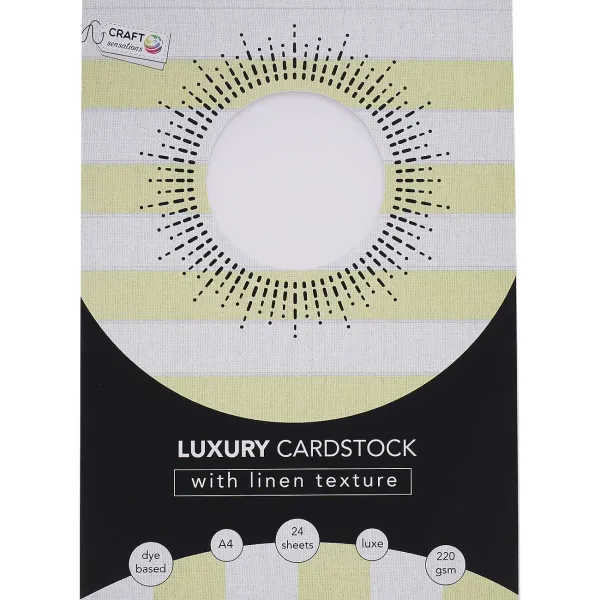 Office Essentials Craft Sensations Linnen Hobbykarton Meerkleurig Clearance