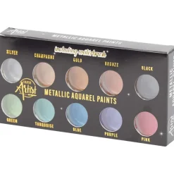 Van Bleiswijck Creative Artist Metallic Aquarelverfset Meerkleurig