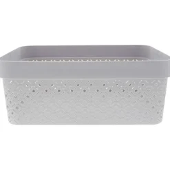 Curver Opbergmand Terrazzo Zwart,Grijs,Wit New