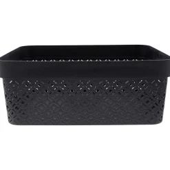 Curver Opbergmand Terrazzo Zwart,Grijs,Wit New