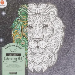 Disney D Cotime Kleur Je Eigen Glitter-Canvas Print