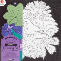 Disney D Cotime Kleur Je Eigen Glitter-Canvas Print