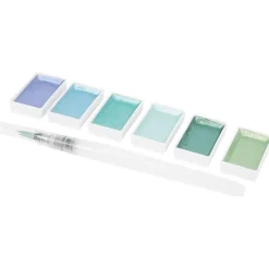 Van Bleiswijck D Cotime Metallic Waterverf Meerkleurig Sale