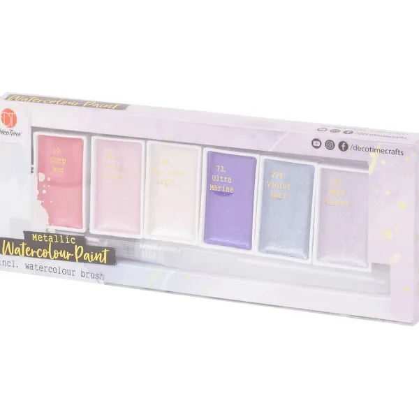 Van Bleiswijck D Cotime Metallic Waterverf Meerkleurig Sale