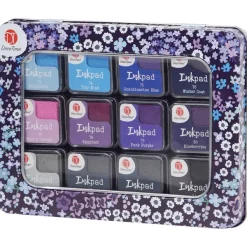 Office Essentials D Cotime Stempelkussens In Blik Meerkleurig Sale