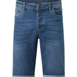 SuperTrash Denim Short Zwart,Blauw Clearance