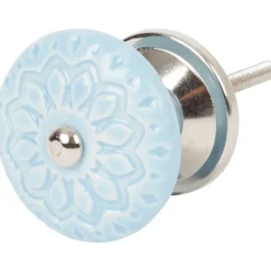 Merk Deur- Of Ladeknop Blauw,Geel,Roze,Zwart Hot