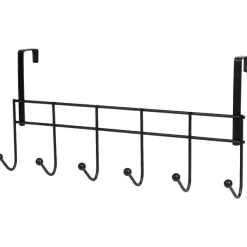 FERM Deurkapstok Zilver,Zwart Sale