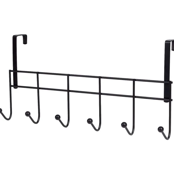FERM Deurkapstok Zilver,Zwart Sale