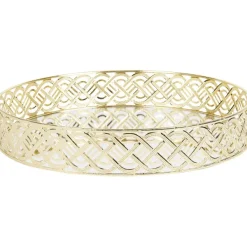 Merk Dienblad Met Spiegel Goud,Zilver Clearance