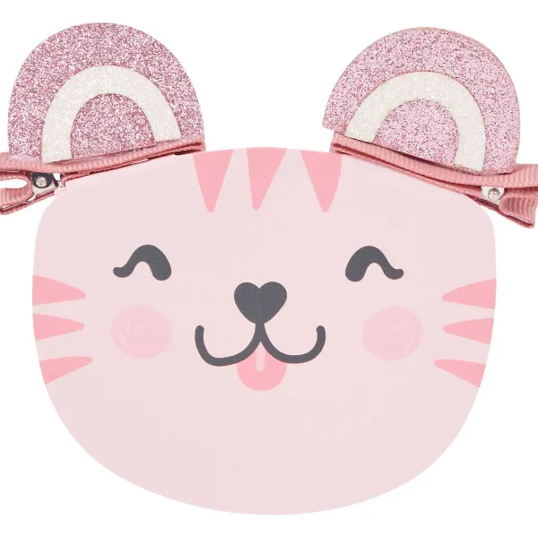 Schrunchmiez Dierenoortjes Haarklemmen Print Hot