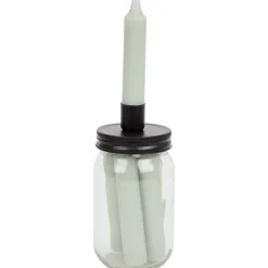 Candra Dinerkaarsen In Pot Blauw,Groen,Roze,Wit Clearance