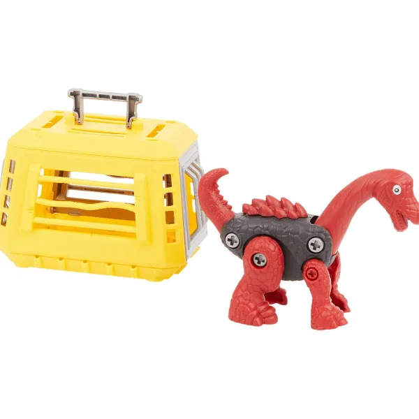 Mini Matters Dinosaurus Met Kooi Meerkleurig