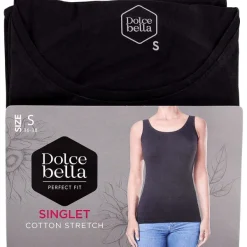 Dolce Bella Singlet Zwart