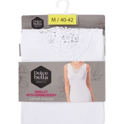 Dolce Bella Singlet Wit Outlet