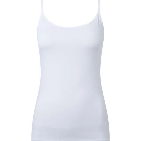 Dolce Bella Spaghetti-Top Wit Clearance