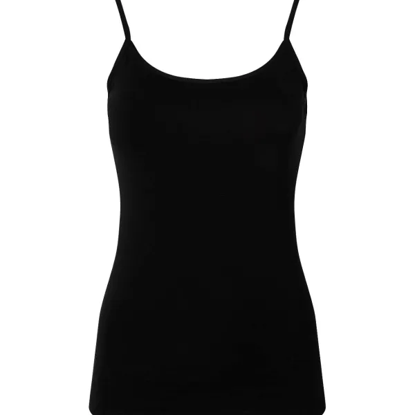 Dolce Bella Spaghetti-Top Zwart Outlet