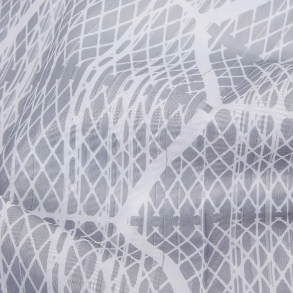 Cascata Douchegordijn Grijs,Print,Zwart Best