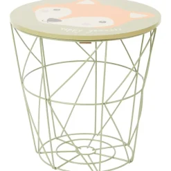 Merk Draadmand Met Dier Groen,Wit