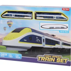 Mini Matters Elektrische Hogesnelheidstreinenset Blauw,Rood Discount