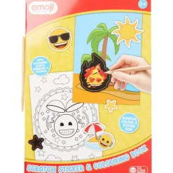 Paw Patrol Emoji Krassticker- En Kleurboek Print,Meerkleurig Discount