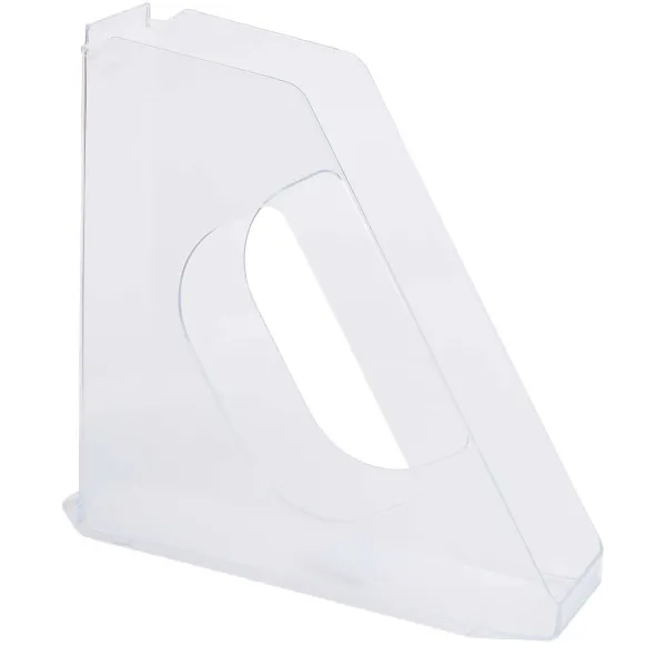 Esselte Tijdschriftenhouder Transparant,Zwart Clearance