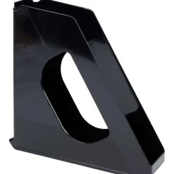 Esselte Tijdschriftenhouder Transparant,Zwart Clearance