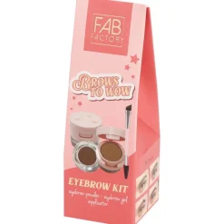 Max & More Fab Factory Wenkbrauwkit Bruin Discount