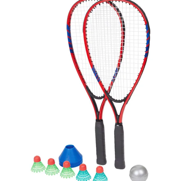 Mini Matters Fast Badmintonset Blauw,Groen