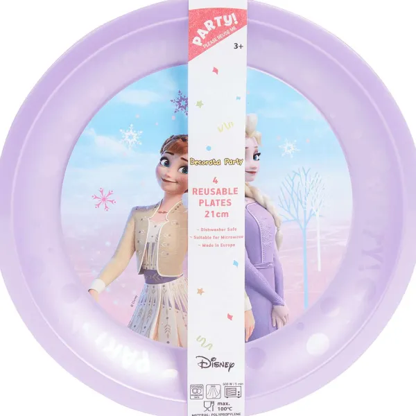 Merk Feestbordjes Paars,Rood Sale