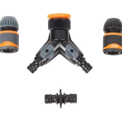 FERM Waterverdeelset Zwart,Oranje Hot