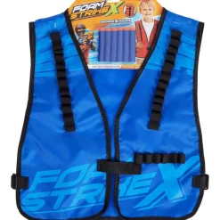 Mini Matters Foam Strike X Vest Met Foam Kogels Blauw,Rood Hot