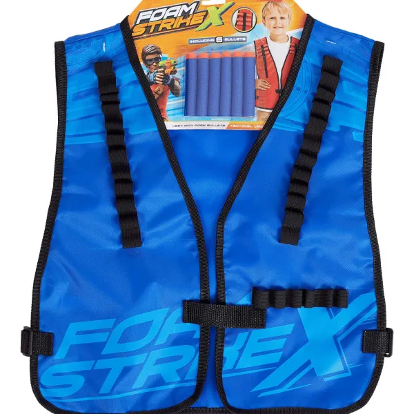 Mini Matters Foam Strike X Vest Met Foam Kogels Blauw,Rood Hot