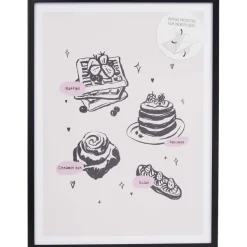 Merk Fotoframe Met Posters Bruin,Zwart New