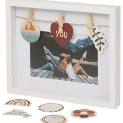 Merk Fotolijst Met Tags Beige,Zwart,Wit Clearance