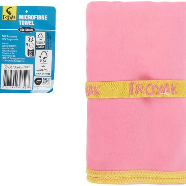 Froyak Reishanddoek Blauw,Grijs,Groen,Roze Online