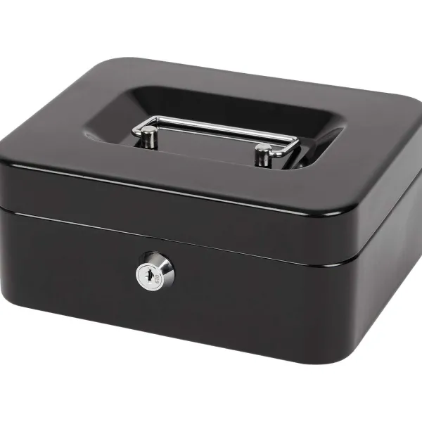 Office Essentials Geldkist Blauw,Zilver,Zwart Clearance