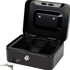 Office Essentials Geldkist Blauw,Zilver,Zwart Clearance