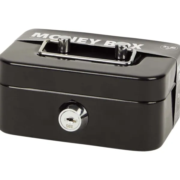 Office Essentials Geldkist Blauw,Grijs,Roze,Zwart