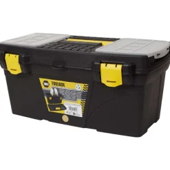 FERM Gereedschapskoffer Zwart Best