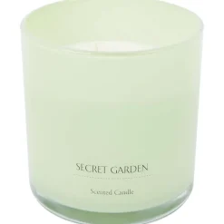 Candra Geurkaars In Glas Groen,Roze,Wit Sale