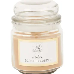 Candra Geurkaars In Glazen Pot Bruin,Rood,Wit Clearance